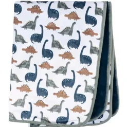 Roupa de cama Gerber - Cobertor de pelúcia 1Pk 2Ply, Dino Time