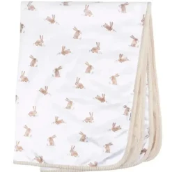 Roupa de cama Gerber - Cobertor de pelúcia 1Pk 2Ply, Coelho