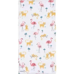 Roupa de cama Gerber - flanelas 4Pk, flamingo