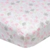 Roupa de Cama Gerber - Lençol de Berço de 1 Unidade - Mamãe Menina e eu