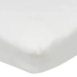 Roupa de Cama Gerber - Lençol de Berço com 1 Unidade - Branco Neutro