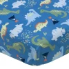 Roupa de Cama Gerber - Lençol de Berço com 1 Peça, Espaço Dino