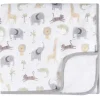 Roupa de cama Gerber - manta de pelúcia 1Pk 2Ply, animais neutros