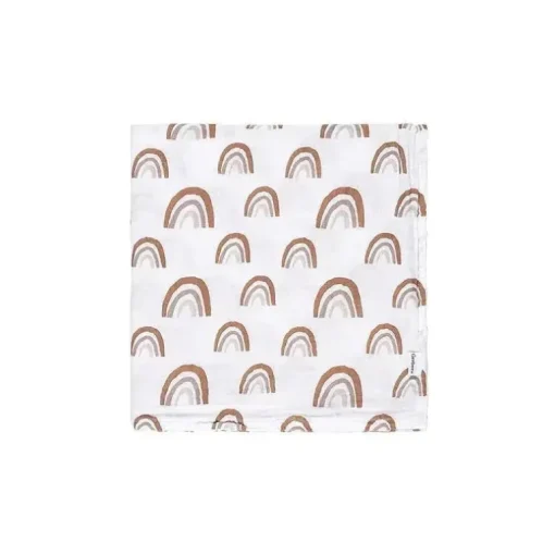 Roupa de cama Gerber - manta de musselina 2 unidades, arco-íris Boho neutro