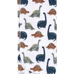 Roupa de cama Gerber - manta de flanela 4Pk, Boy Dino Time