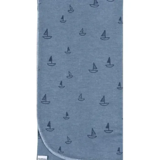 Roupa de cama Gerber - manta de flanela 4Pk, baleia