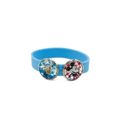 Roxo Disney Charm Band, Mickey e Donald Blue