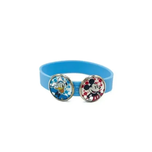 Roxo Disney Charm Band, Mickey e Donald Blue