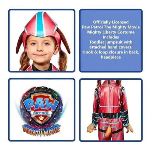 Rubies - Fantasia infantil Mighty Liberty da Patrulha Canina