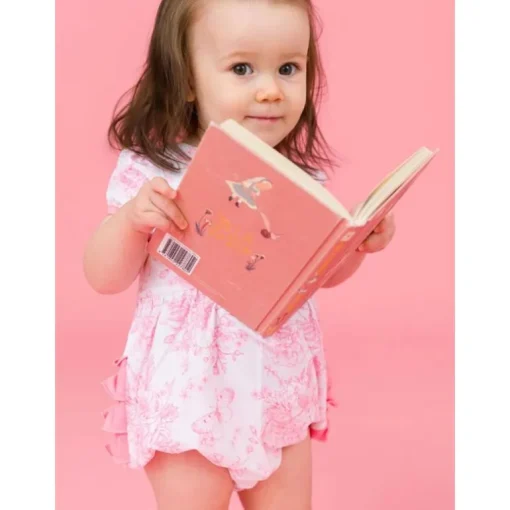 Rufflebutts - Baby Girl Puff Short Sleeve Bow Bubble Romper