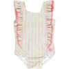 Rufflebutts - Baby Girl Rainbow Seersucker Waterfall One Piece