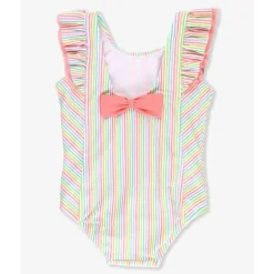Rufflebutts - Cachoeira Rainbow Seersucker One Piece