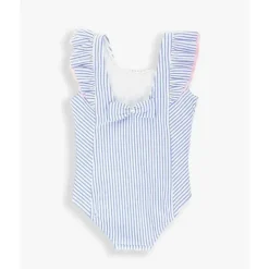 Rufflebutts - Cachoeira Seersucker Azul Pervinca One Piece