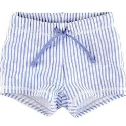 Rufflebutts – Calções de banho para bebé menino azul pervinca Seersucker