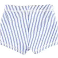 Rufflebutts – Calções de banho para bebé menino azul pervinca Seersucker