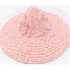 Rufflebutts - Chapéu de natação reversível com bolinhas e listras rosa