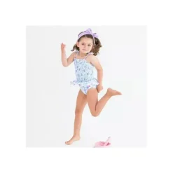 Rufflebutts – Corpete de peplum de jardim de conto de fadas com bata de uma peça