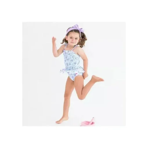 Rufflebutts – Corpete de peplum de jardim de conto de fadas com bata de uma peça