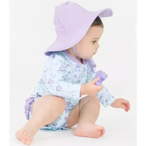 Rufflebutts – Protetor de erupção cutânea de peça única de manga comprida para jardim de conto de fadas