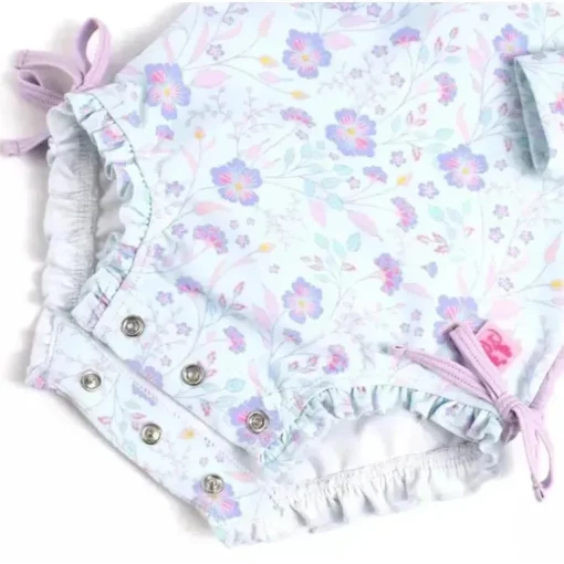 Rufflebutts – Protetor de erupção cutânea de peça única de manga comprida para jardim de conto de fadas