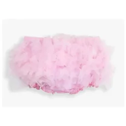 Rufflebutts - Rufflebutt de malha rosa com babados