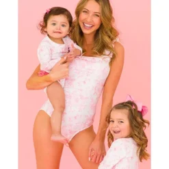 Rufflebutts - Women's Ruffle One Piece, Bubblegum Pink