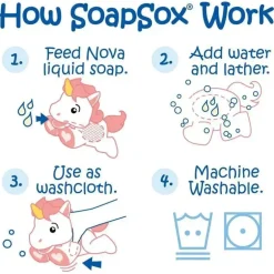 Sabonete Sox Brinquedo Esponja Nova O Unicórnio