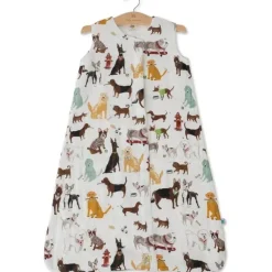Saco de dormir acolchoado de musselina pequeno unicórnio Woof pequeno