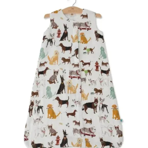 Saco de dormir acolchoado de musselina pequeno unicórnio Woof pequeno