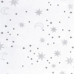Saco de dormir Halo - 100% algodão com estampa meia-noite luas cinza, recém-nascido