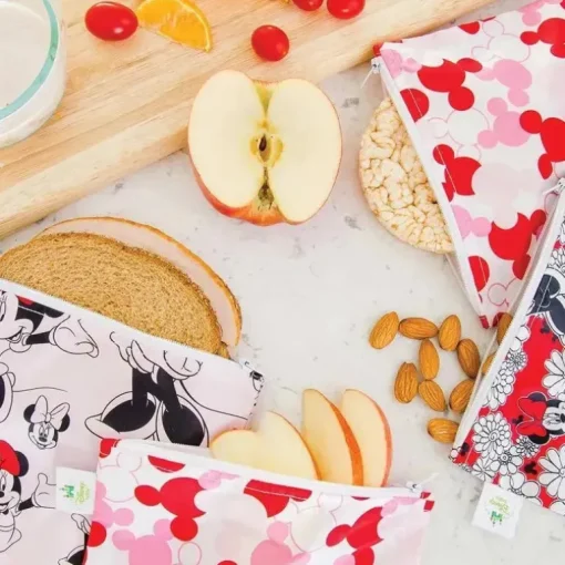Saco de lanche reutilizável Bumkins Disney, grande - Cinderela
