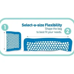 Saco de lava-louças de silicone Dr. Brown, azul