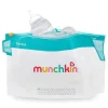 Sacos de esterilização de garrafa jumbo Munchkin, bolsas de esterilização de garrafa de microondas - 6 unidades, 180 usos