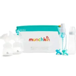 Sacos de esterilização de garrafa jumbo Munchkin, bolsas de esterilização de garrafa de microondas - 6 unidades, 180 usos
