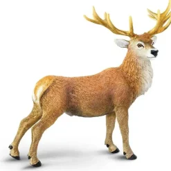 Safari Ltd. - Estatueta de veado vermelho, figura detalhada de 4,75