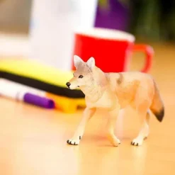 Safari Ltd. - Estatueta de brinquedo Coyote, figura detalhada 6,5