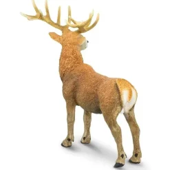 Safari Ltd. - Estatueta de veado vermelho, figura detalhada de 4,75