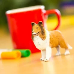 Safari Ltd. - Estatueta de Collie, figura realista de 4 cães