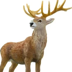 Safari Ltd. - Estatueta de veado vermelho, figura detalhada de 4,75