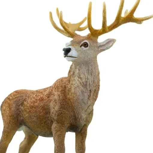Safari Ltd. - Estatueta de veado vermelho, figura detalhada de 4,75