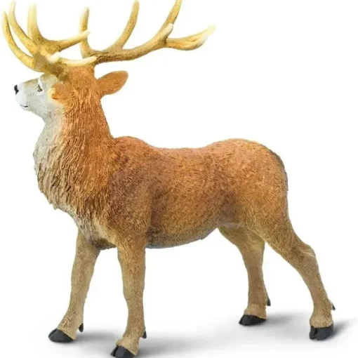Safari Ltd. - Estatueta de veado vermelho, figura detalhada de 4,75