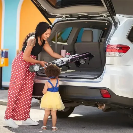 Safety 1St - Carrinho de guarda-chuva com personagens da Disney, atraente, esconde-esconde Mickey