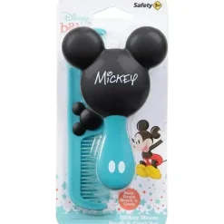 Safety 1st - Conjunto de escova e pente Disney Baby Mickey Mouse, Aqua