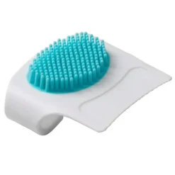 Safety 1St - Escova e pente para tampa de berço, branco e azul