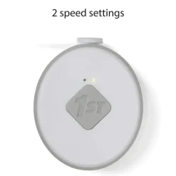 Safety 1St - Lixa de unha Electric Ease, suave e fácil de usar, com luz embutida, cinza