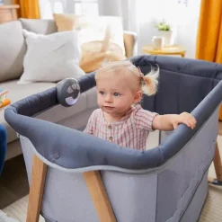 Safety 1St - Pátio de recreação para descansar e brincar, converte facilmente de berço em pátio de jogos, Dunes Edge