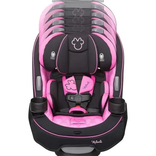 Safety 1st Disney Grow And Go 3-em-1 assento de carro conversível com uma mão ajuste simplesmente Minnie