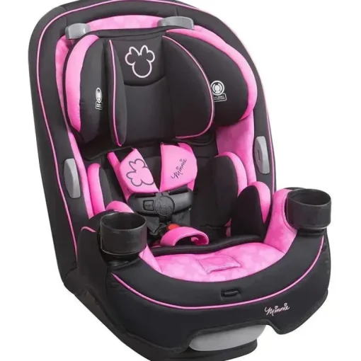 Safety 1st Disney Grow And Go 3-em-1 assento de carro conversível com uma mão ajuste simplesmente Minnie