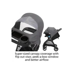 Safety 1st Smooth Ride Stroller Travel System, Monumento