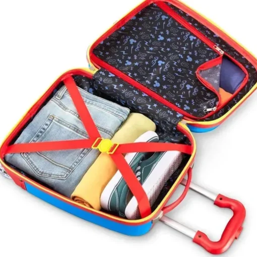 Samsonite - American Tourister unissex infantil Disney Hardside bagagem com rodas giratórias, Mickey Mouse, 20 polegadas